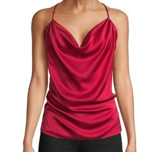 Robert Graham ROSA BLOUSE RED Size S